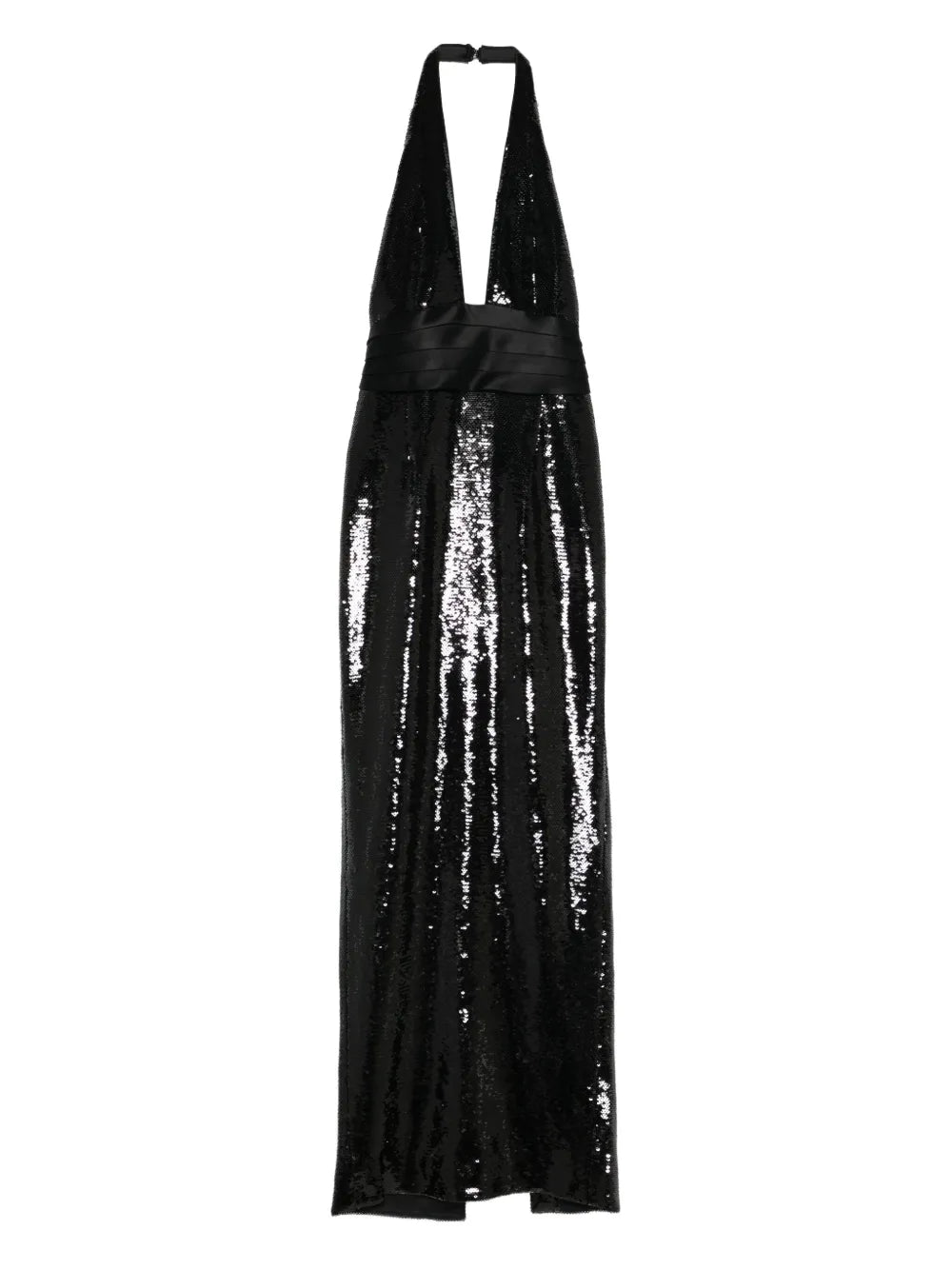 Retrofete Kelsie Sequin Halterneck Maxi Dress