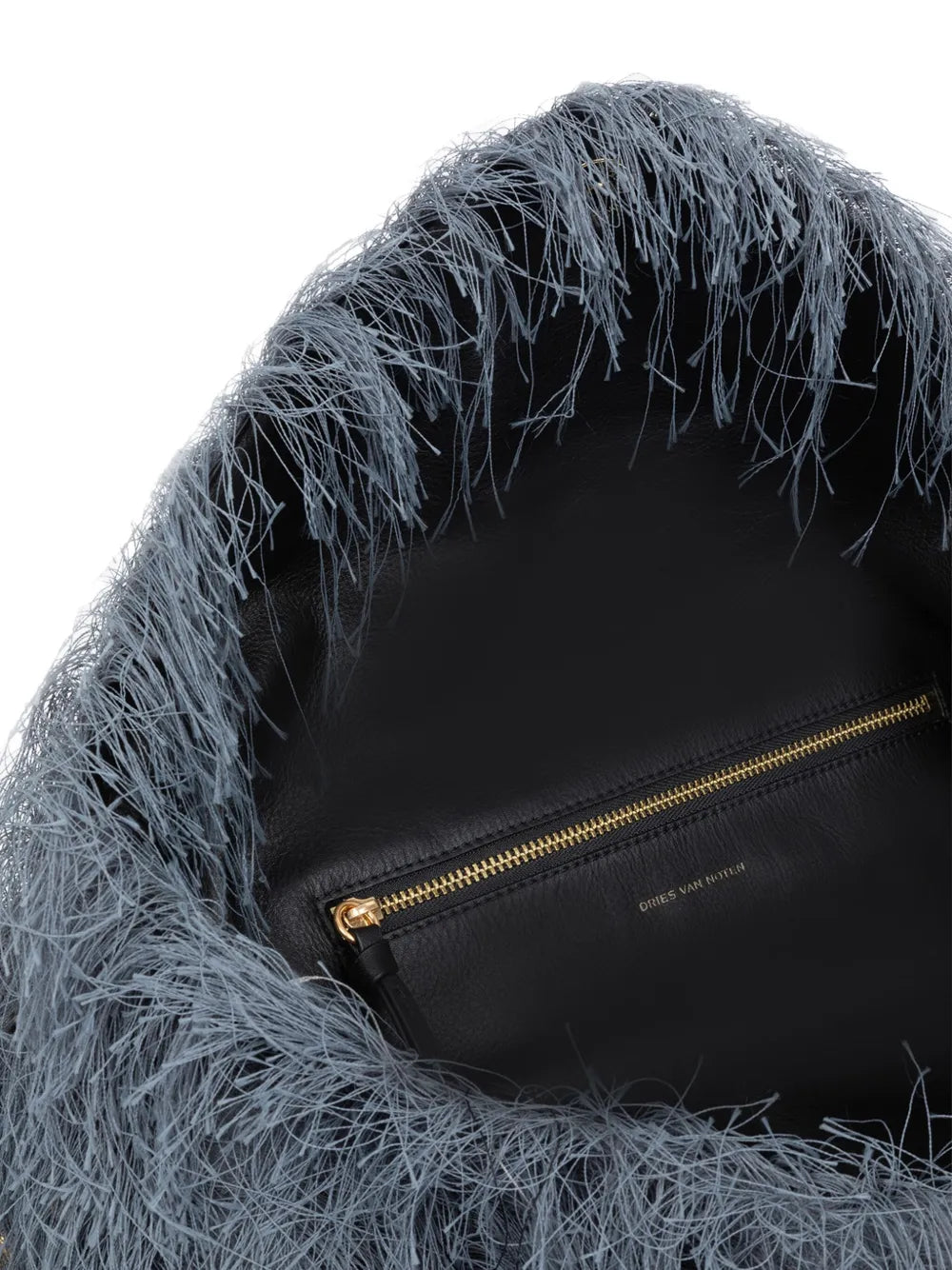Dries Van Noten Fringed Leather Shoulder Bag