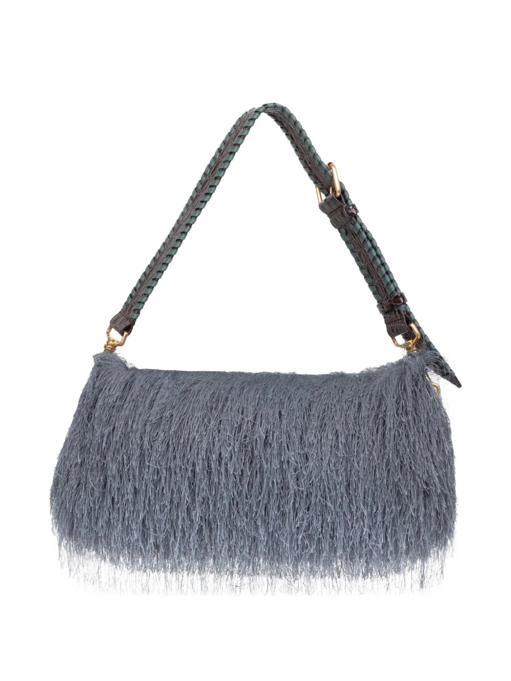 Dries Van Noten Fringed Leather Shoulder Bag