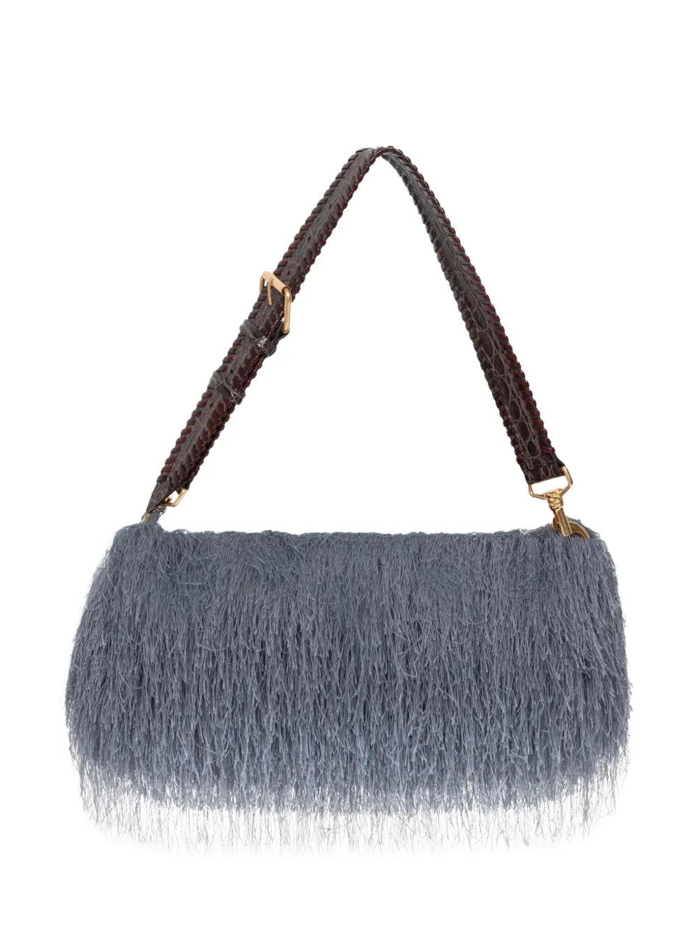 Dries Van Noten Fringed Leather Shoulder Bag