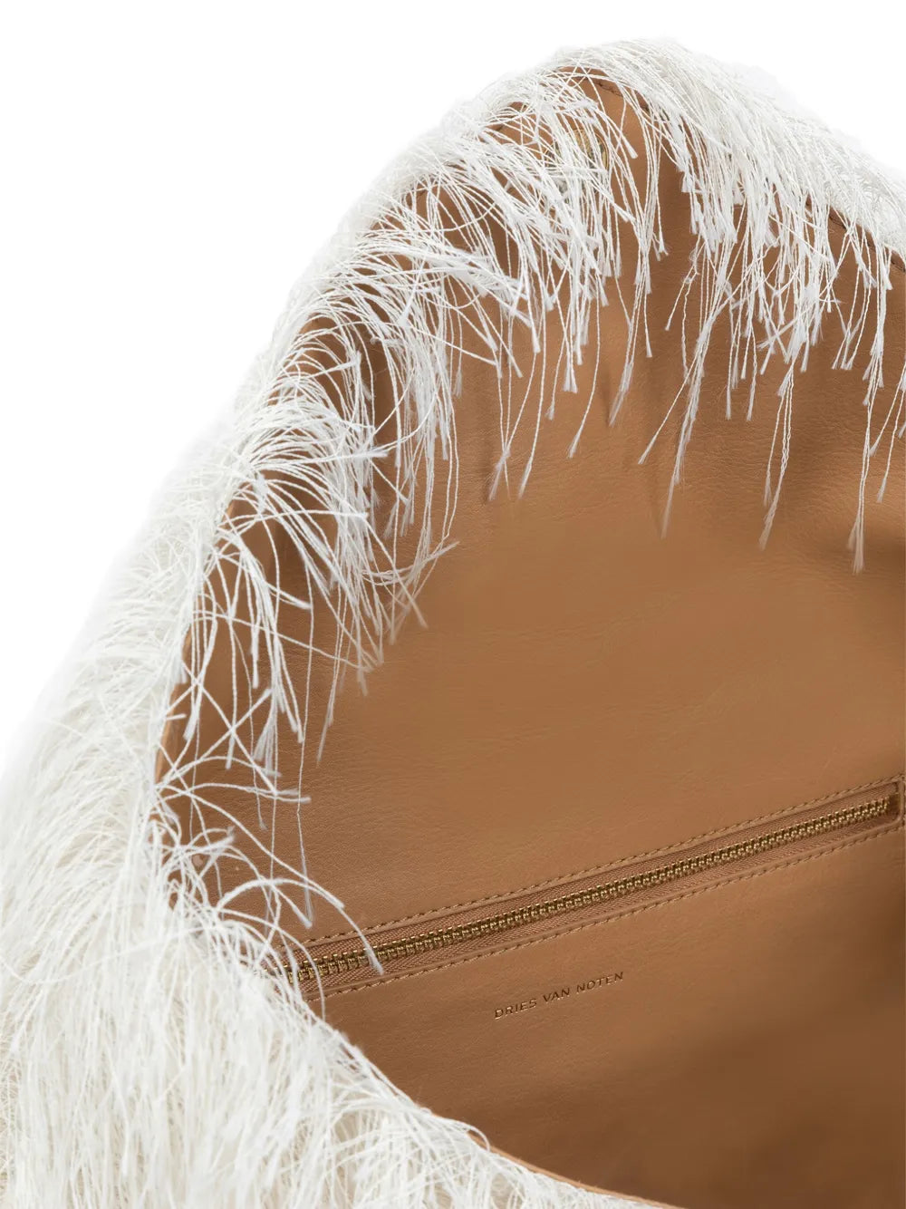 Dries Van Noten Fringed Leather Shoulder Bag