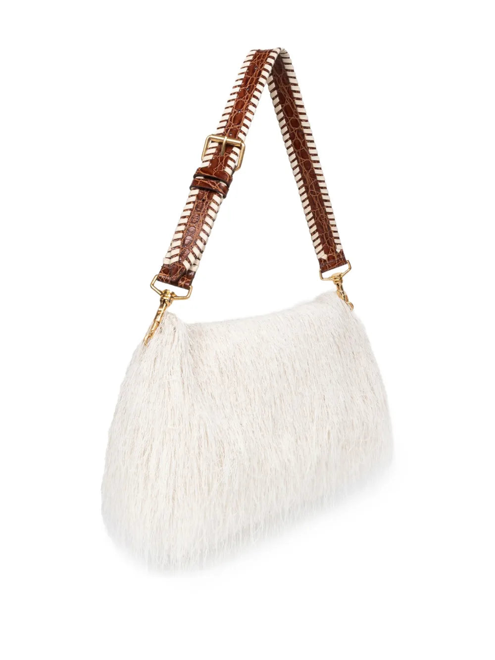 Dries Van Noten Fringed Leather Shoulder Bag