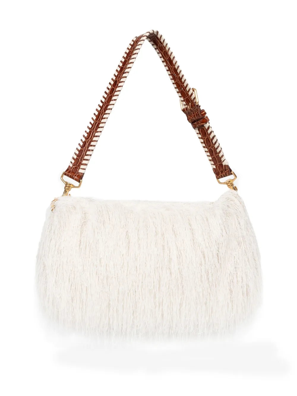 Dries Van Noten Fringed Leather Shoulder Bag