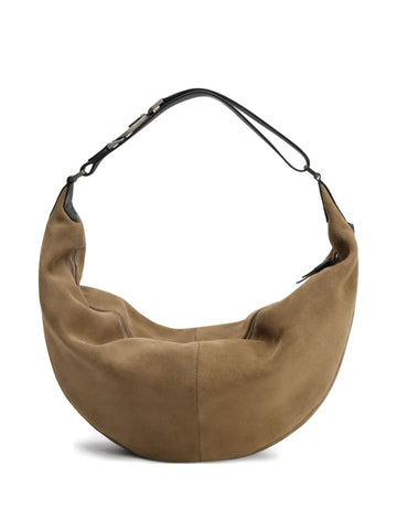 Lemaire Suede Leather Zip Shoulder Bag
