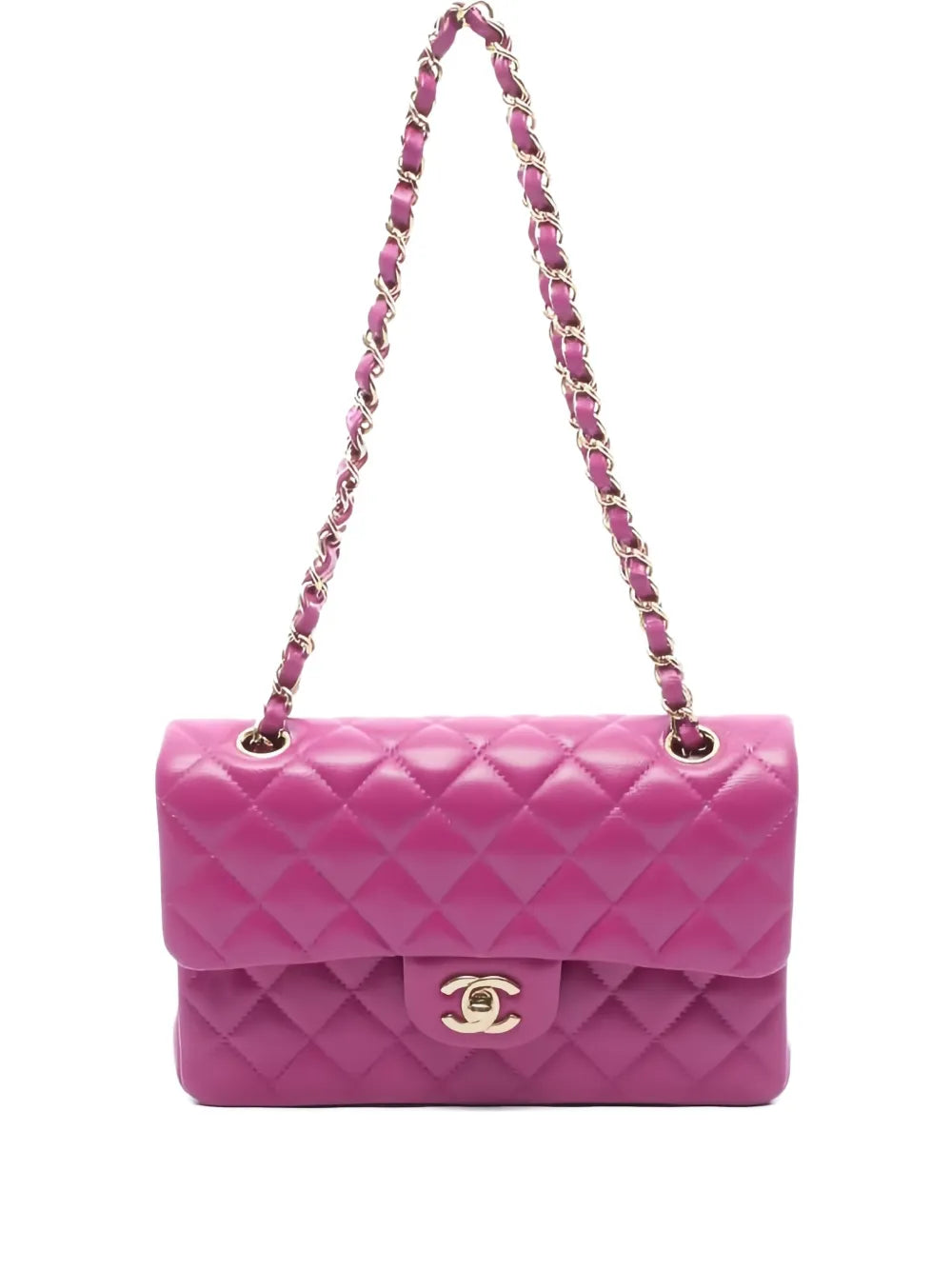 Chanel Pre Owned Double Flap Shoulder Bag