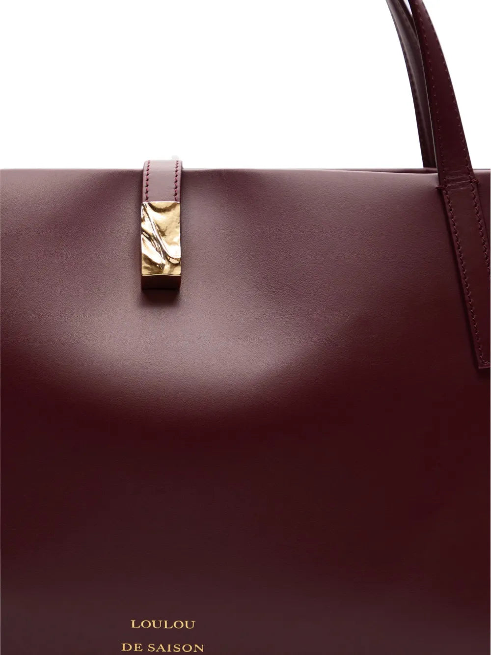 Loulou Logo Print Leather Shoulder Bag