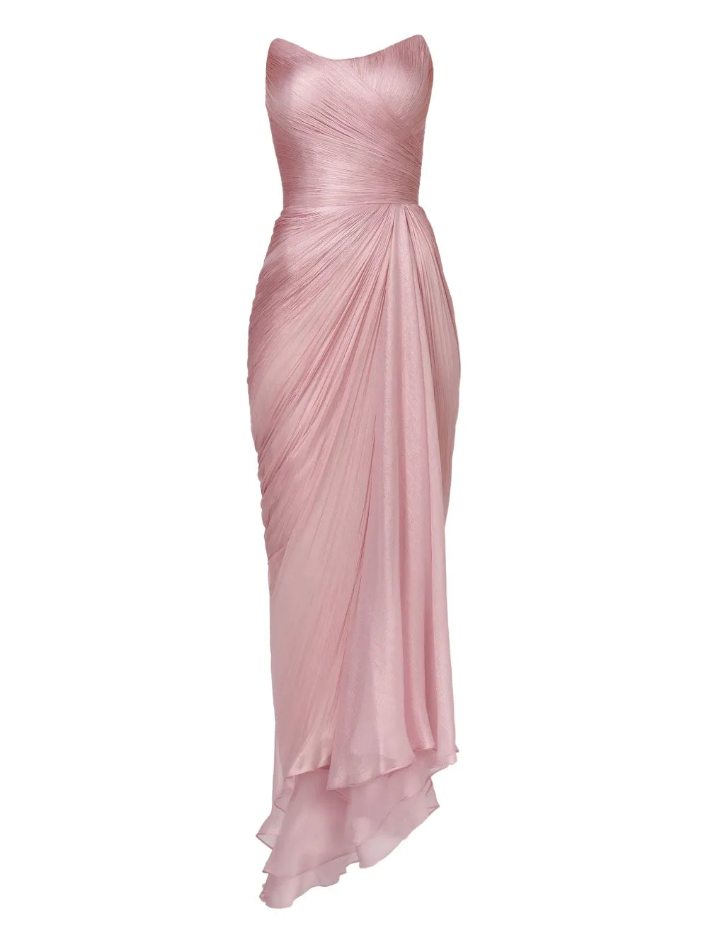 Iris Serban Draped Strapless Dress