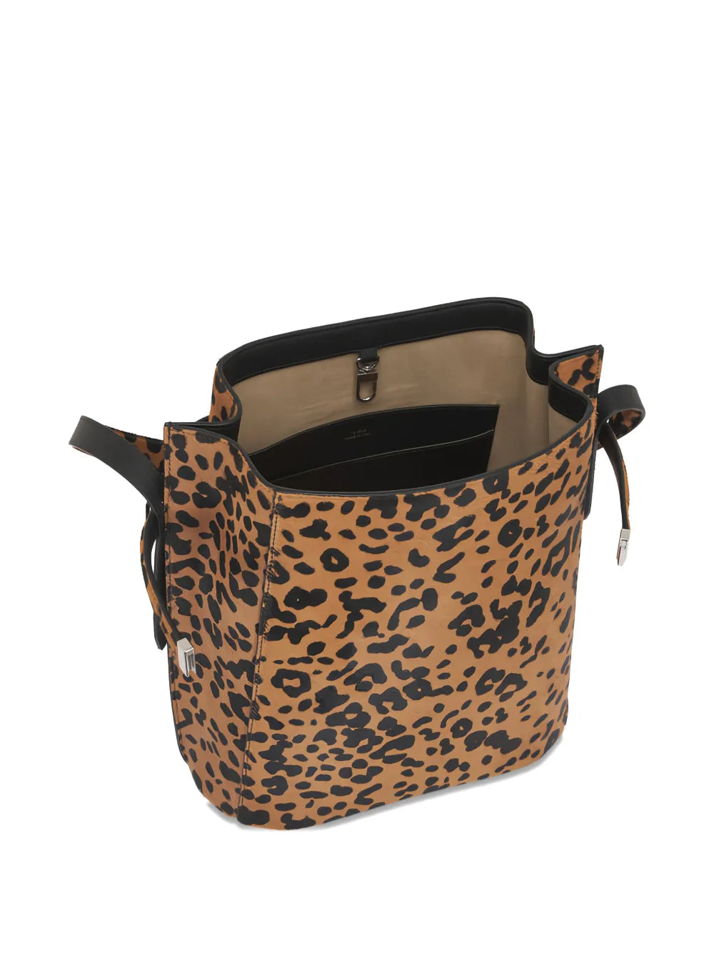 Toteme Leopard Print Shoulder Bag