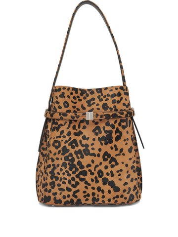 Toteme Leopard Print Shoulder Bag