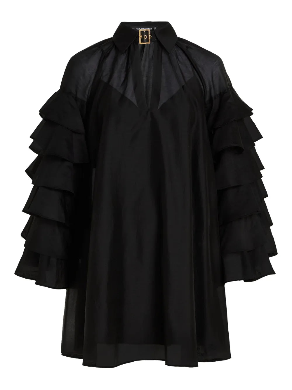 Karl Lagerfeld Ruffled Buckle Mini Dress