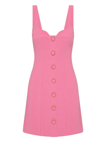 Rebecca Vallance Muriel Buttoned Mini Dress