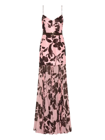Rebecca Vallance Connie Pleated Floral Maxi Dress