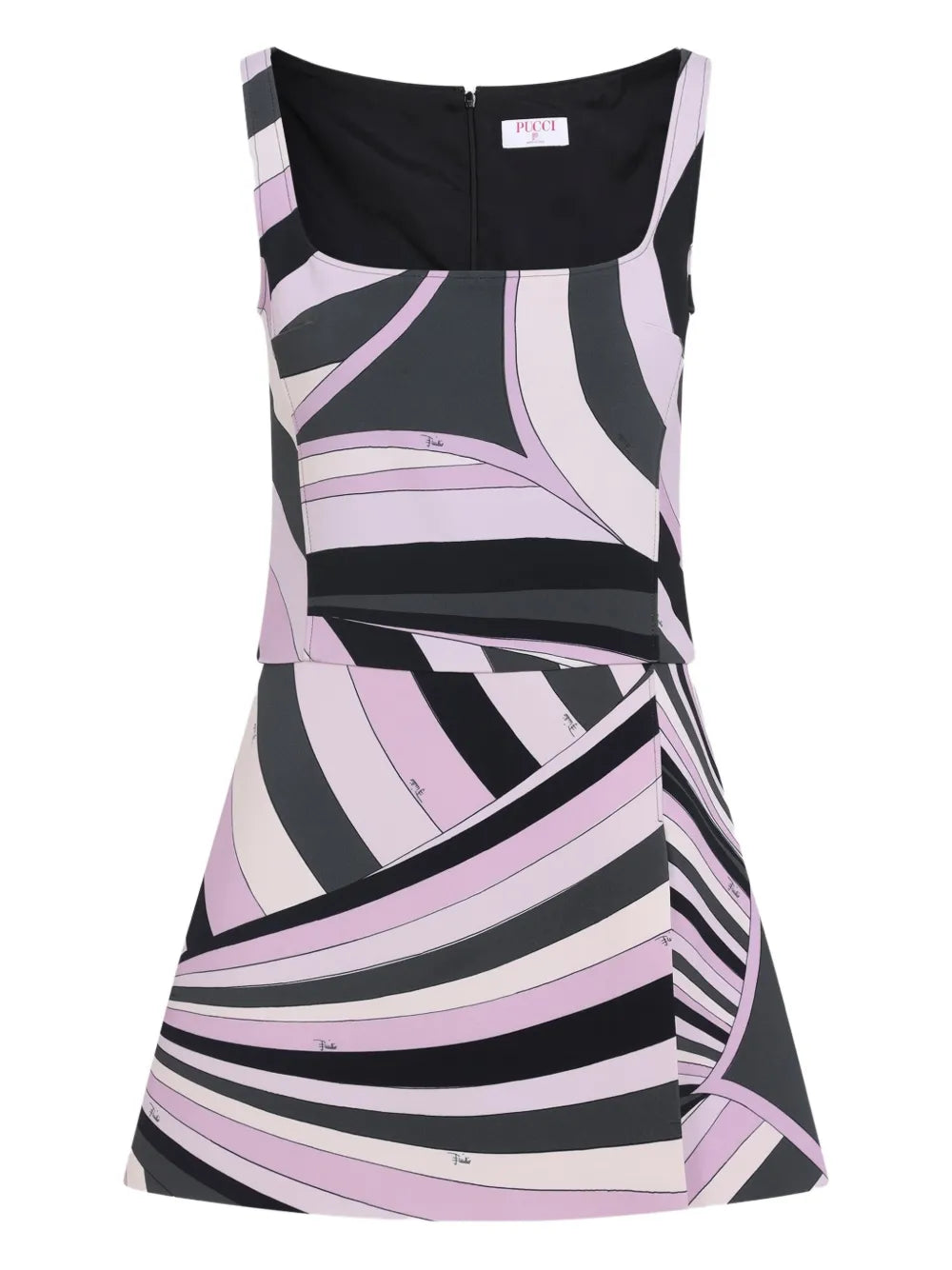 Pucci Abstract Print Sleeveless Dress