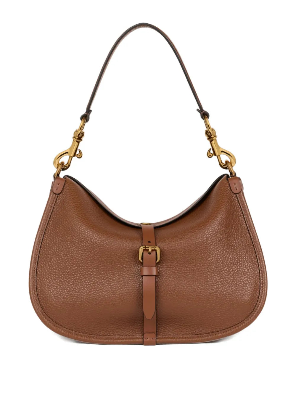 Etro Pony Buckle Fastening Leather Shoulder Bag