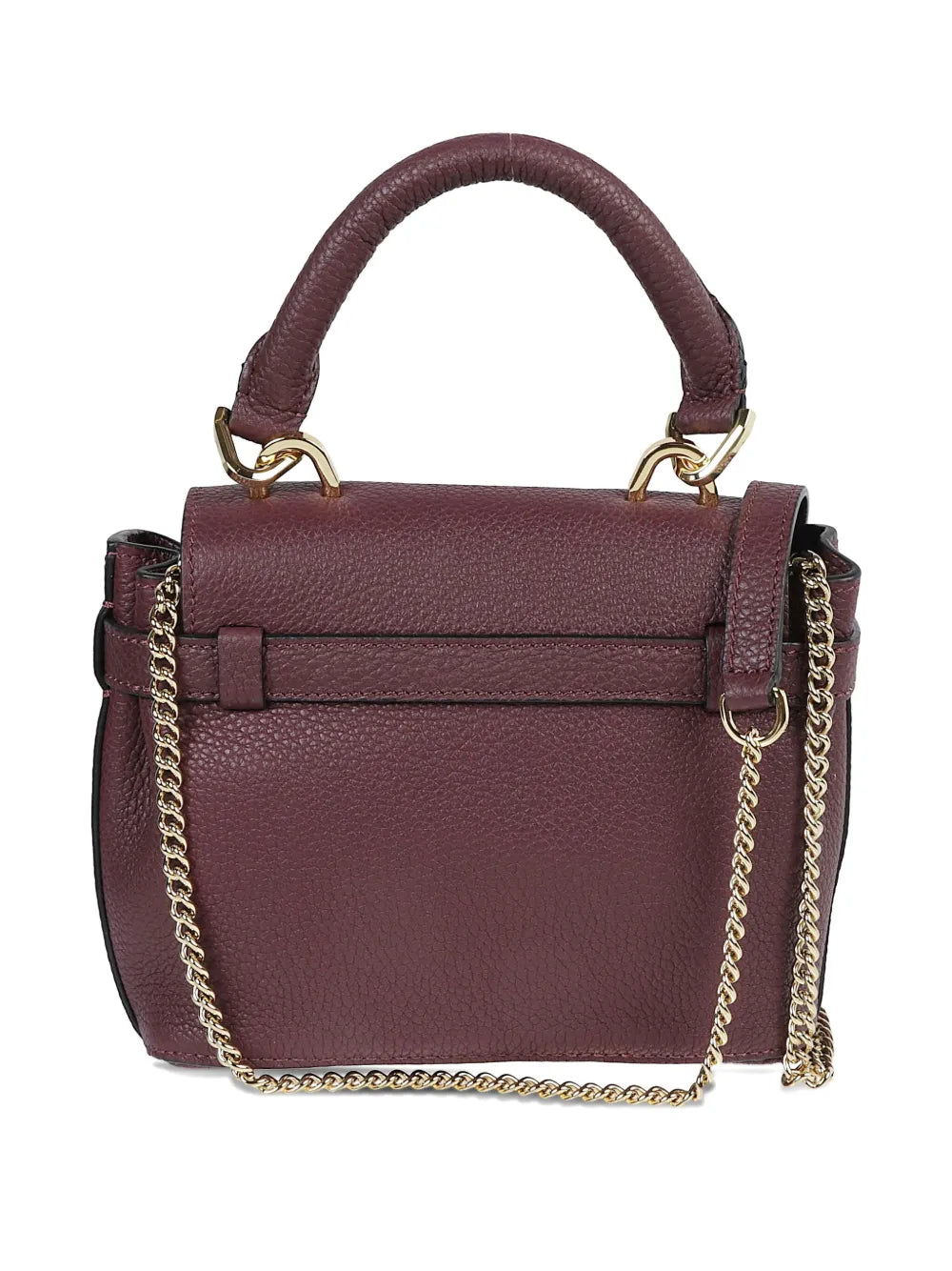 Lancel Leather Top Handle Shoulder Bag