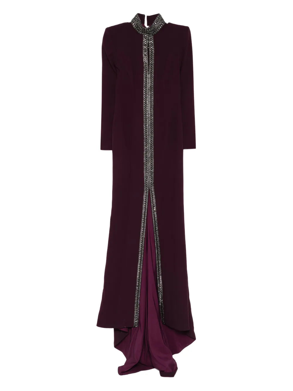 Jean Louis Sabaji Crystal Embellished Mermaid Gown