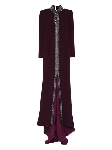Jean Louis Sabaji Crystal Embellished Mermaid Gown