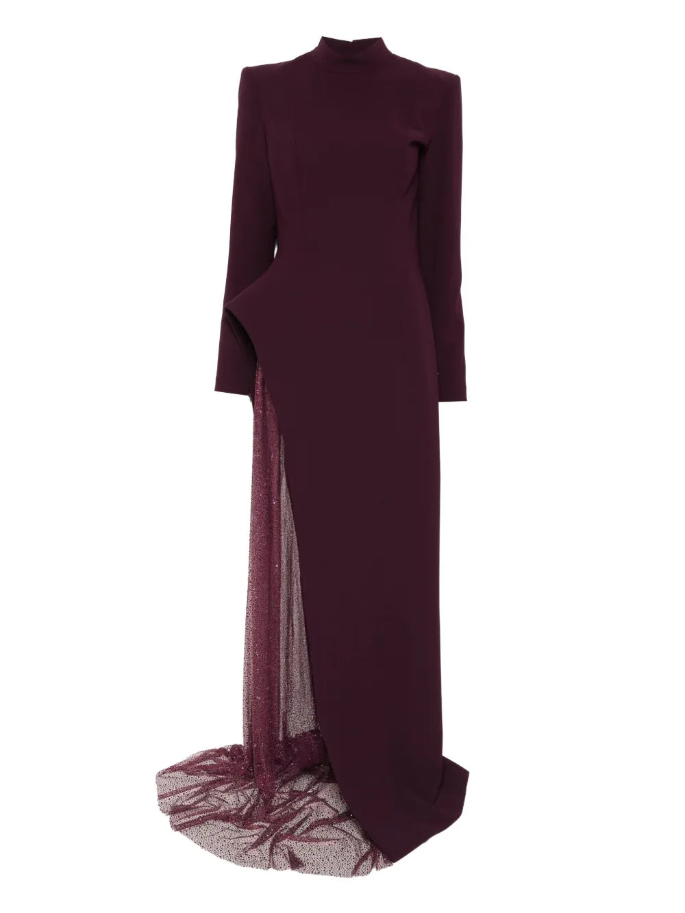 Jean Louis Sabaji Asymmetric Design Maxi Dress