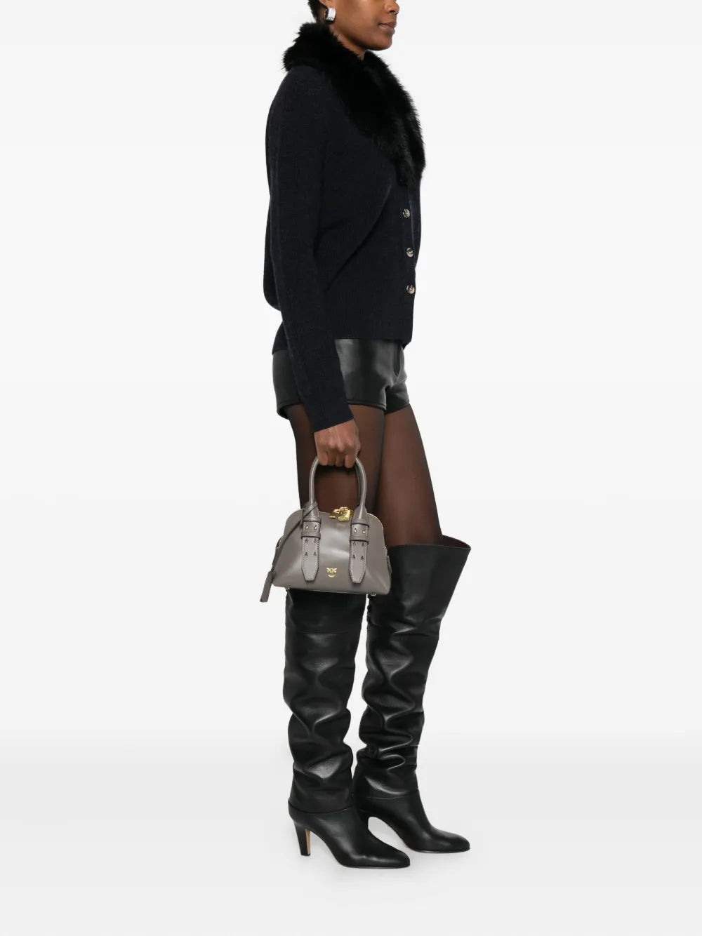Pinko Buckle Detailing Shoulder Bag