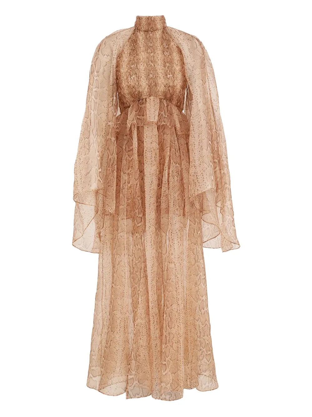 Zimmermann Snake Print Maxi Dress