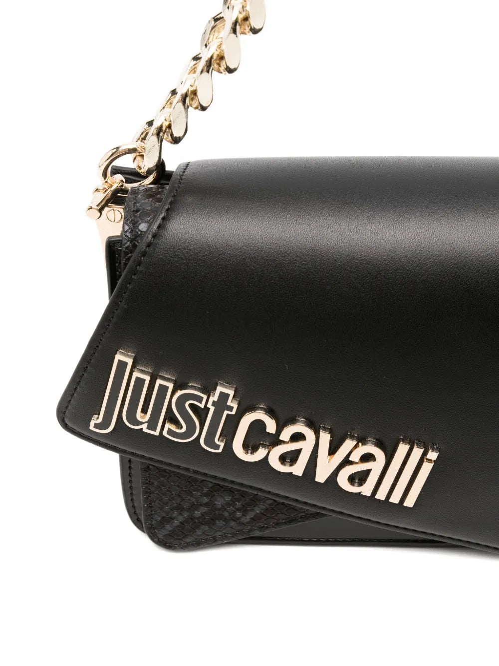 Just Cavalli Logo Lettering Shoulder Bag