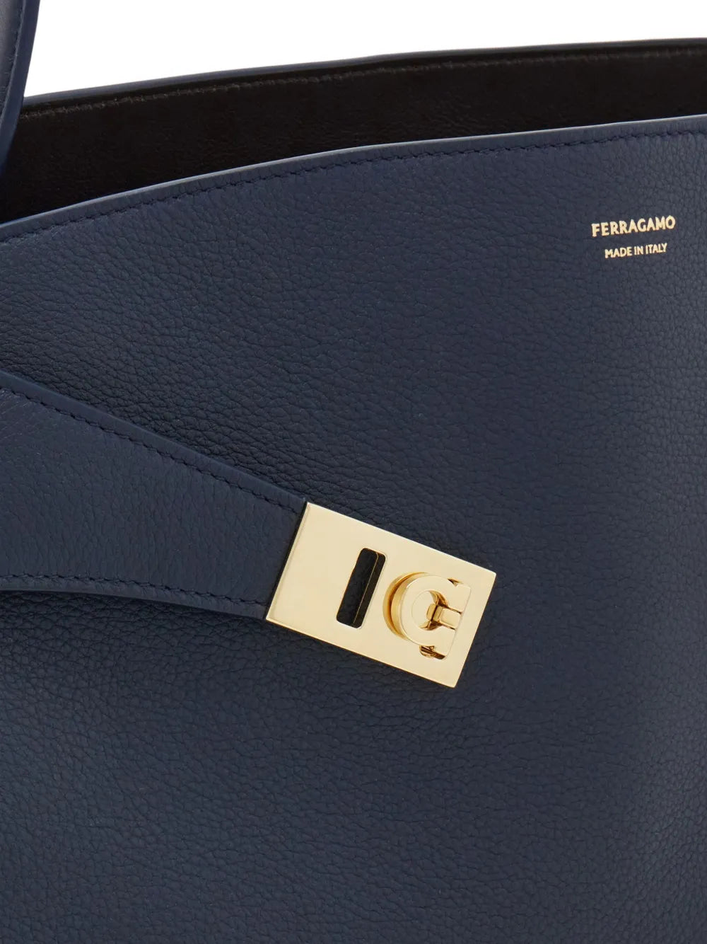 Ferragamo Large Hug Leather Shoulder Bag