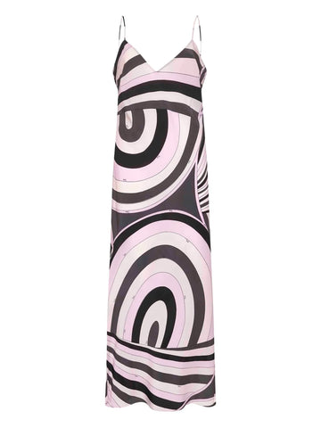Pucci Wave Print Slip Dress