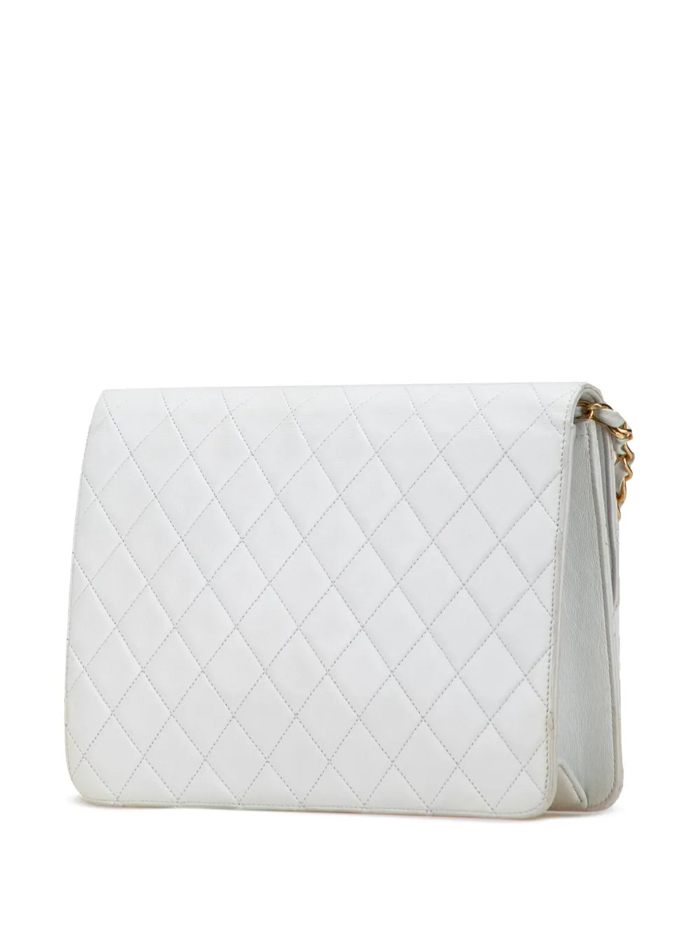 Chanel Pre Owned 1984 1986 Cc Quilted Lambskin Single Flap Shoulder Bag