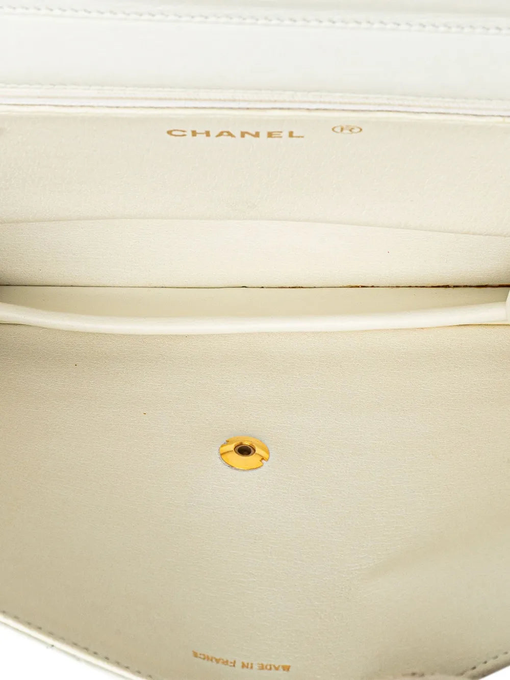 Chanel Pre Owned 1984 1986 Cc Quilted Lambskin Single Flap Shoulder Bag