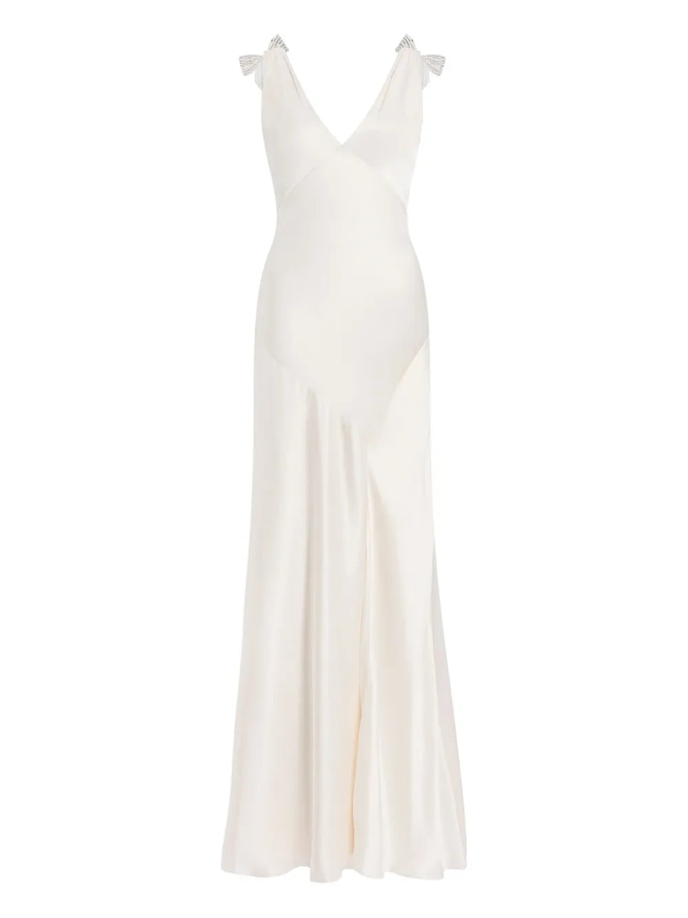 Jenny Packham Collette Beaded Bow Detail Maxi Dress