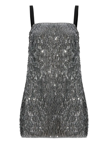 Dolce Gabbana Beaded Strap Dress