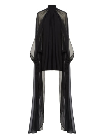 Taller Marmo Eterea High Neck Mini Dress