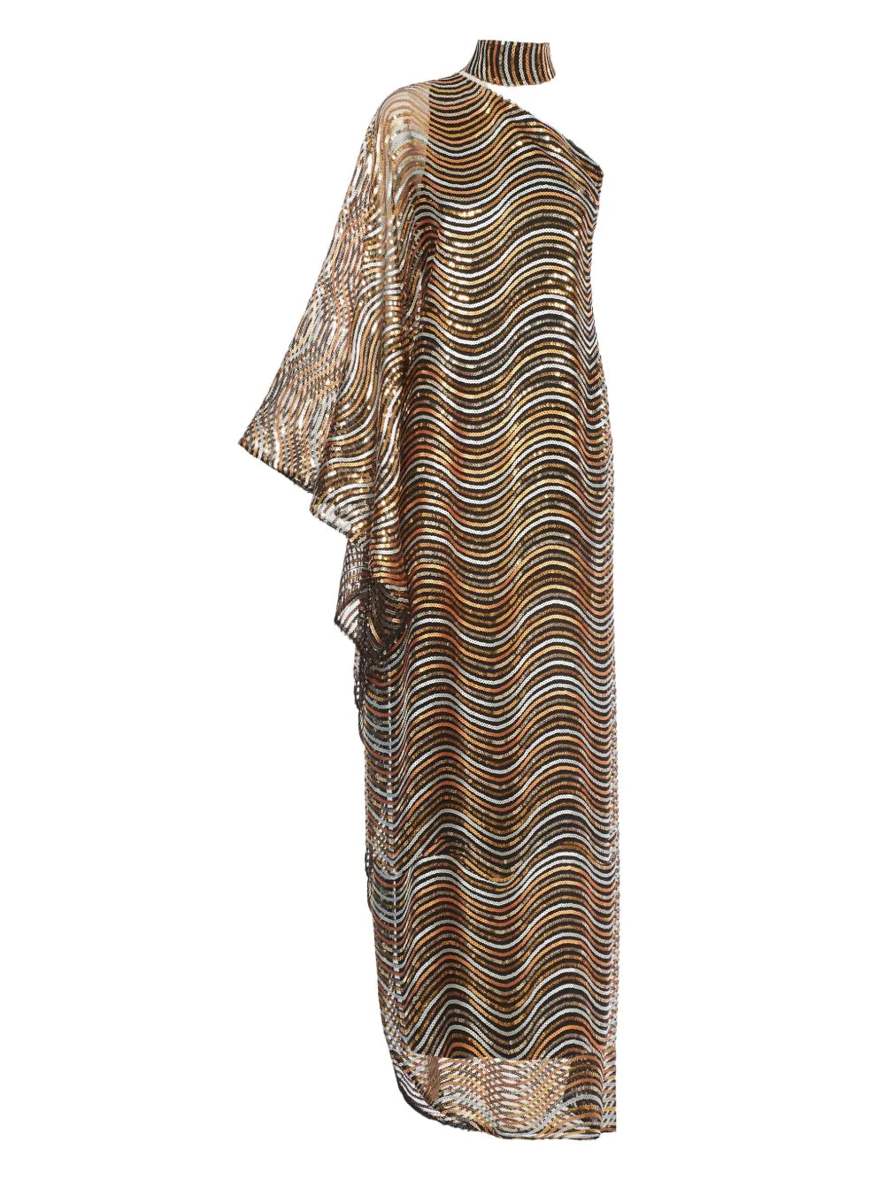 Taller Marmo Glaum One Shoulder Midi Dress