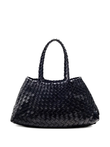 Dragon Diffusion Woven Leather Tote Bag