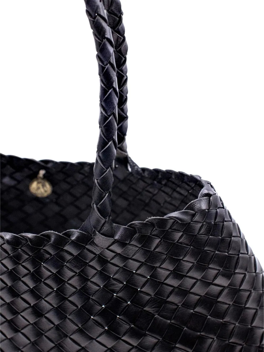 Dragon Diffusion Woven Leather Tote Bag