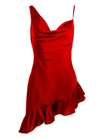 Azeeza Daphne Ruffled Mini Dress