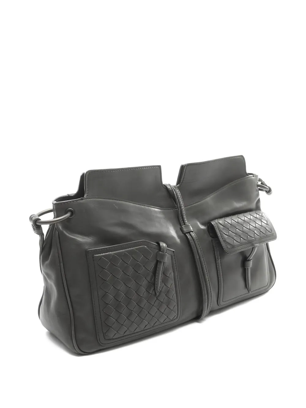 Bottega Veneta Pre Owned Intrecciato Detail Shoulder Bag
