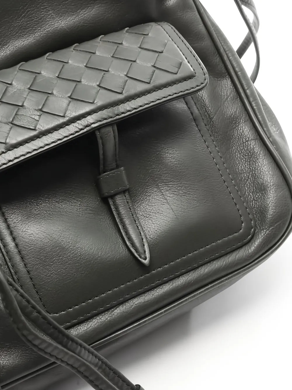 Bottega Veneta Pre Owned Intrecciato Detail Shoulder Bag
