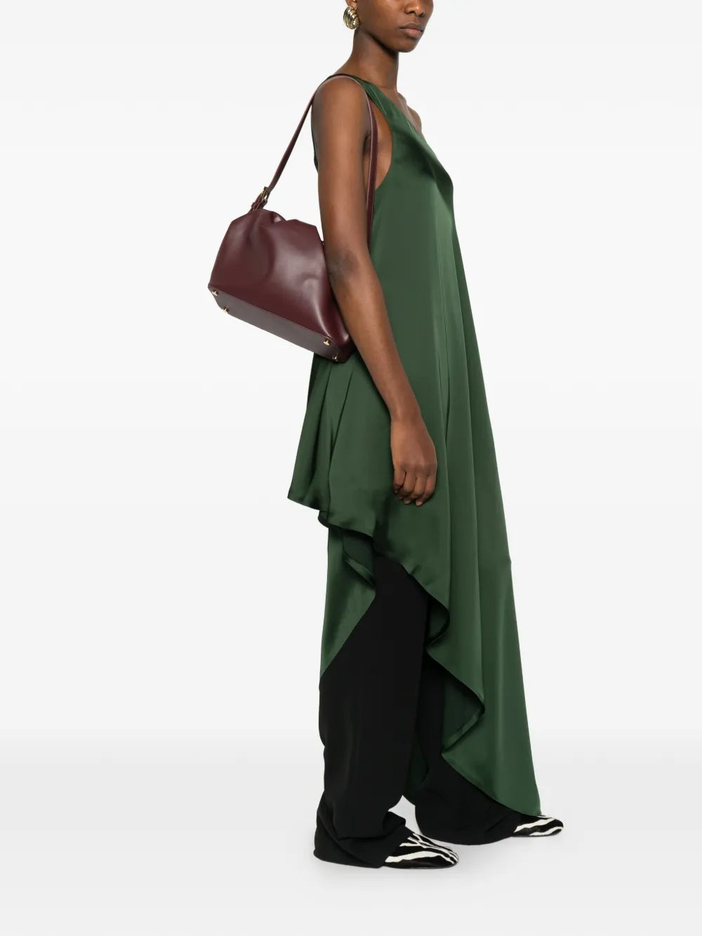 Themoire Lara Vegan Gathered Shoulder Bag