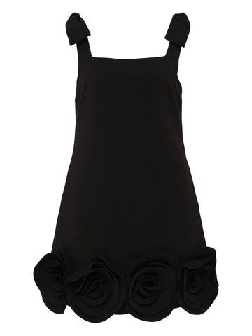 Self Portrait Floral Applique Mini Dress