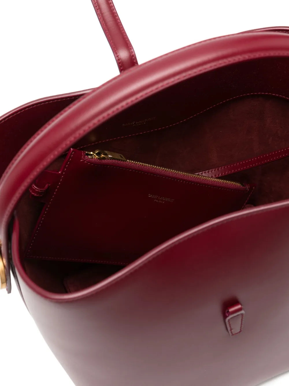 Saint Laurent Logo Plaque Shoulder Bag