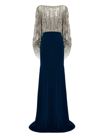 Jenny Packham Wanderlust Sequin Embellished Maxi Dress