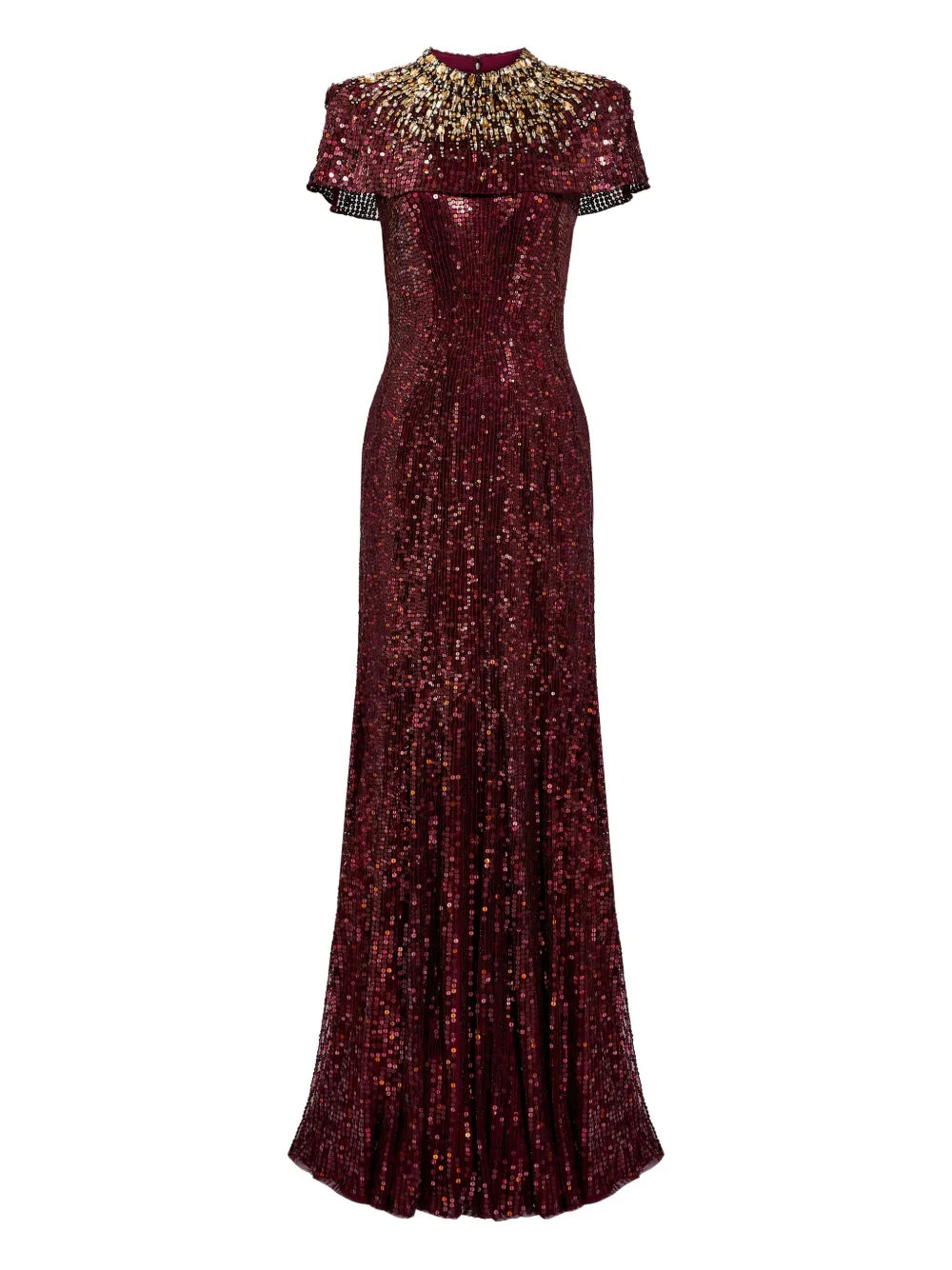 Jenny Packham Radiant Sequin Embellished Gown