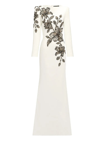 Jenny Packham Floral Embellished Maxi Dress