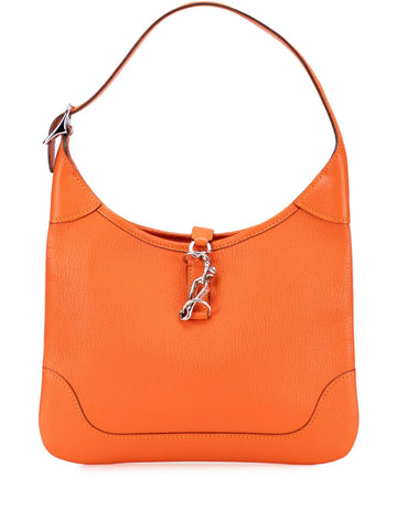Hermes Pre Owned 2005 Clemence Trim Duo 24 Shoulder Bag