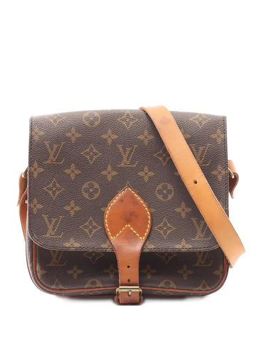 Louis Vuitton Pre Owned 1990 Monogram Cartesier Mm Shoulder Bag