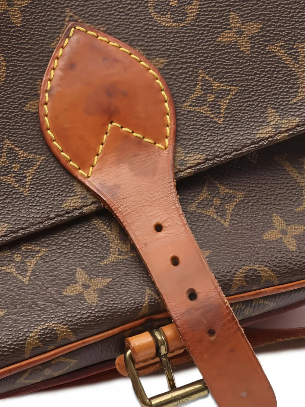Louis Vuitton Pre Owned 1990 Monogram Cartesier Mm Shoulder Bag