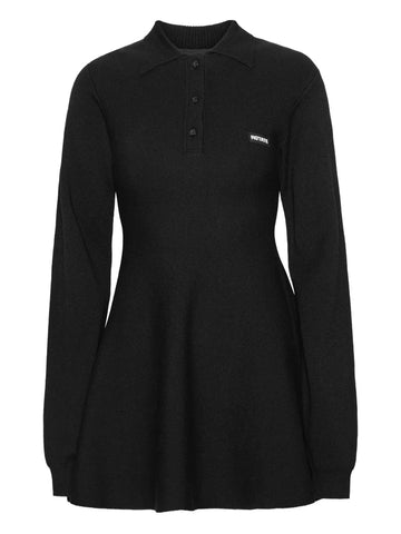 Rotate Birger Christensen Polo Collar Mini Dress
