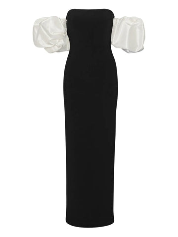 Rotate Birger Christensen Puff Sleeve Maxi Dress