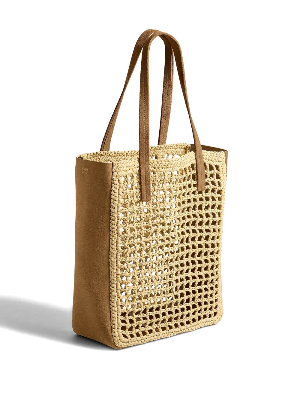 Khaite Small Zoe Woven Panel Tote Bag